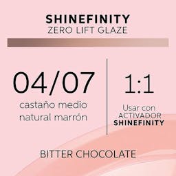 SHINEFINITY ZERO LIFT GLAZE - NATURAL BITTER CHOCOLATE 04/07, 60ML