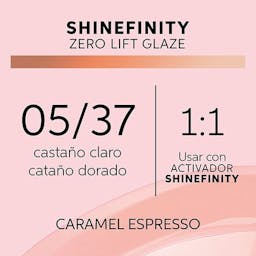 SHINEFINITY ZERO LIFT GLAZE - WARM CARAMEL ESPRESSO 05/37, 60ML